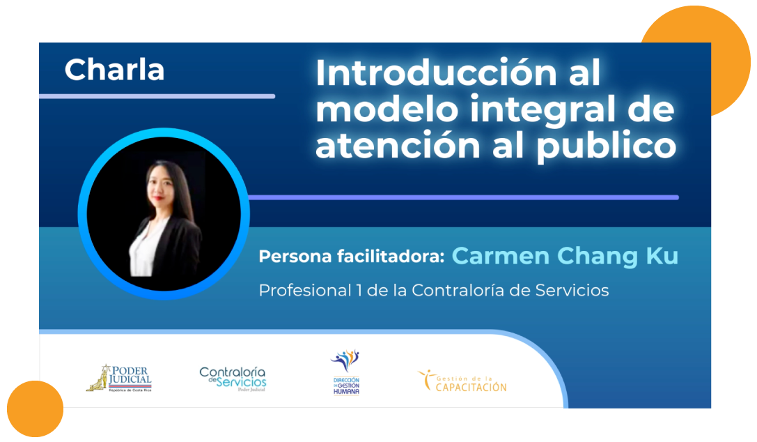 Portada con texto : Charla: Procedimiento para el pago oportuno a personas intérpretes de idiomas indígenas